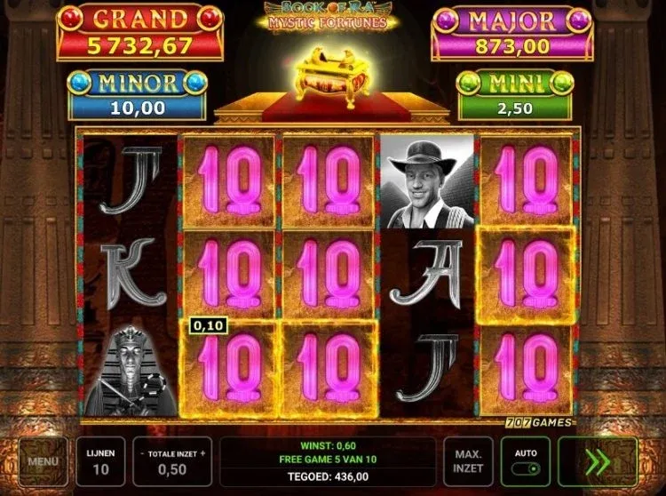 Book of Ra Mystic Fortunes de Novomatic en Slotuna