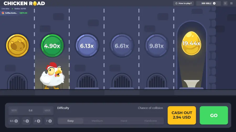 Chicken Road de InOut Games en Slotuna